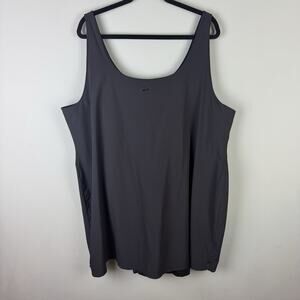 Nike Bliss Luxe Training Dress with Built-In Shorts Womens Plus Size 3X Black